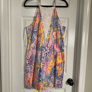 Lilly Pulitzer Size 16 Pearl Shift Dress Lilac Verbena So Snappy